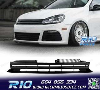 PARRILLA VOLKSWAGEN VW GOLF 6 08-12 NEGRO BRILLO SIN LOGO