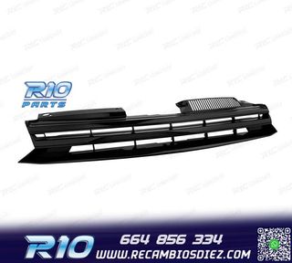PARRILLA VOLKSWAGEN VW GOLF 6 08-12 NEGRO BRILLO SIN LOGO