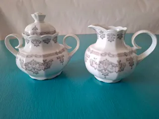 JUEGO CAFÉ VINTAGE PORCELANA SANTA CLARA