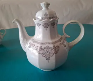 JUEGO CAFÉ VINTAGE PORCELANA SANTA CLARA