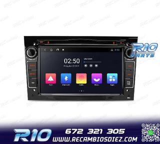 RADIO GPS ANDROID 11 PARA OPEL ASTRA H VIVARO ZAFIRA VECTRA