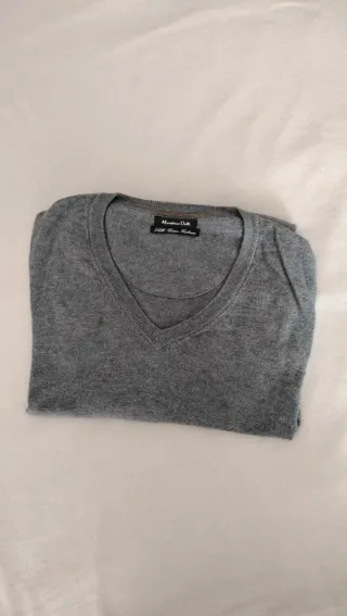 Jersey Massimo Dutti Gris Talla M