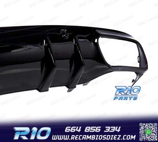 DIFUSOR MERCEDES CLASE C W205 SEDAN 14-20 AMG PDC + COLAS ES