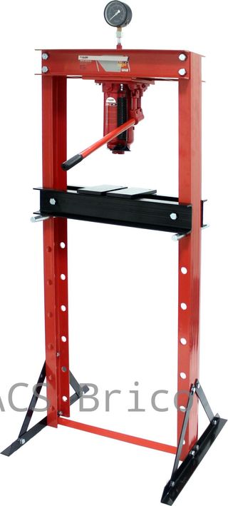 Prensa Hidráulica 20T con Manómetro - 42140 - Mader