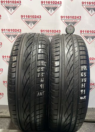 -195 65 15 H CONTINENTAL RUEDA AL 90% VIDA UTIL