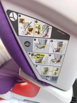 Silla de coche Britax Römer morada