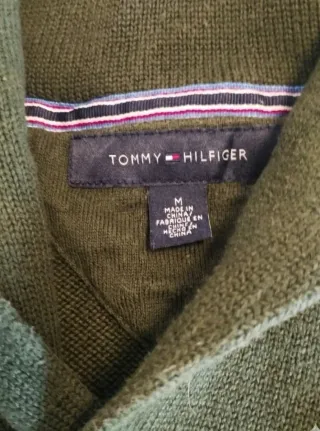 Jersey Tommy Hilfiger verde talla M