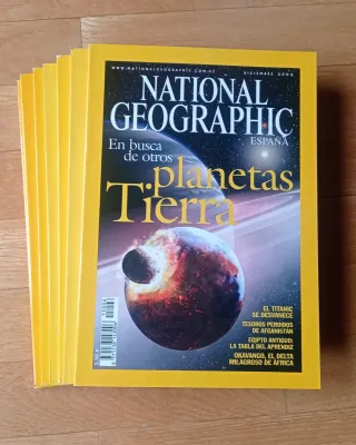 Colección de 189 revistas National Geographic.