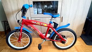 Bicicleta Paw Patrol 16 Roja y Azul