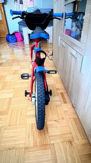 Bicicleta Paw Patrol 16 Roja y Azul
