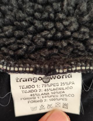 Chaqueta Trang World tipo neopreno