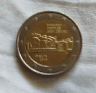 Moneda Malta 2019 Templos Megalíticos