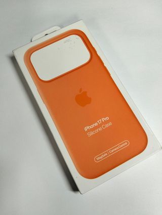 Apple Funda silicona MagSafe iPhone 17 Pro Naranja