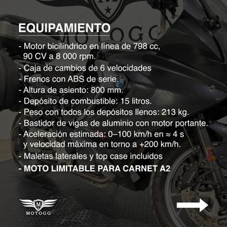 BMW F800 GT - 2013, 95.931KM y 1 AÑO DE GARANTÍA