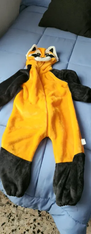 Disfraz de mapache para niño