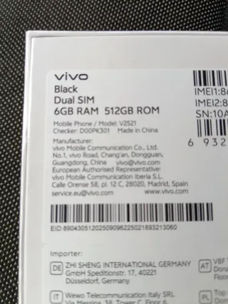 Vivo Y31 5G 512GB Nero