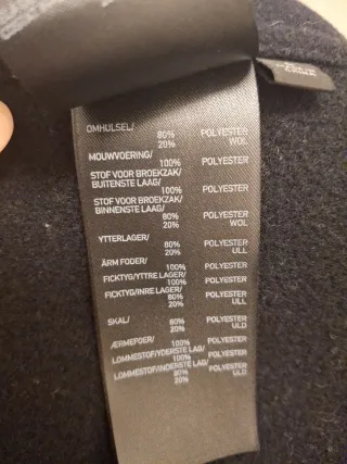 Abrigo corto Uniqlo negro