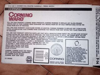 Pirofila Corning Ware French White 4 Qt