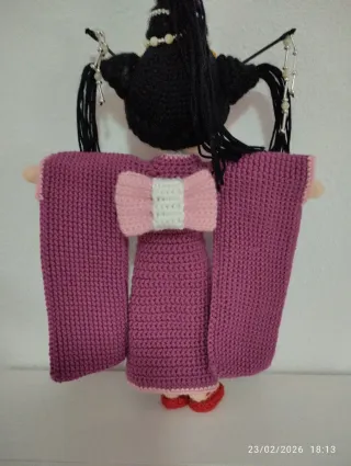 Muñeca Amigurumi Geisha