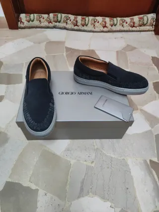 Scarpe scamosciate uomo Giorgio Armani