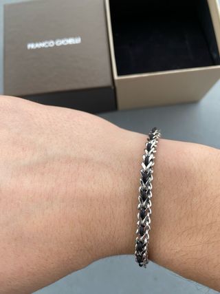 Bracciale Franco Gioielli Uomo Argento