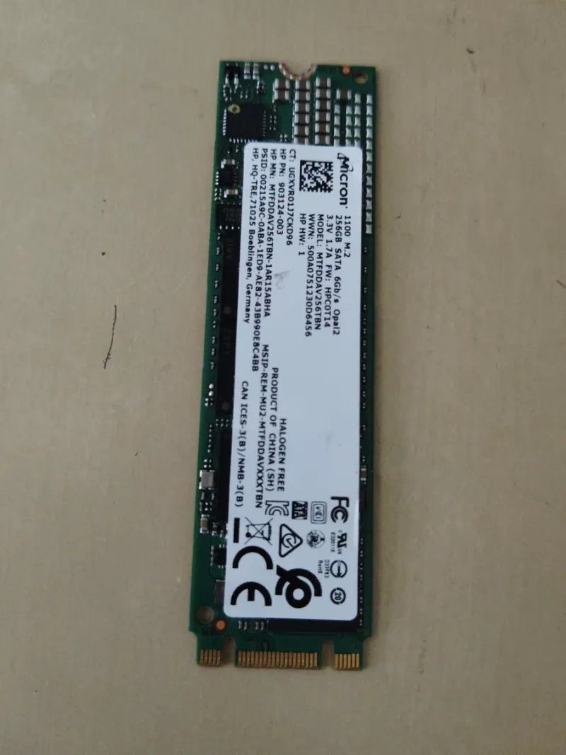 DISCO SSD M.2 MICRON 256GB afbeelding 2