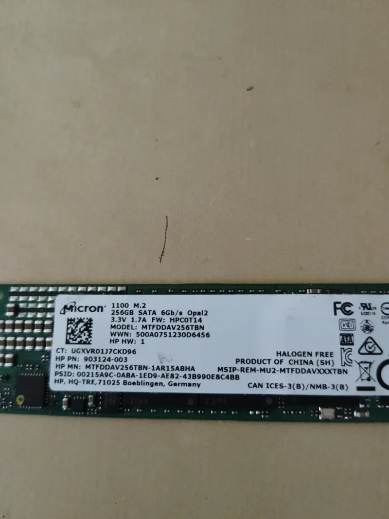 DISCO SSD M.2 MICRON 256GB afbeelding 3