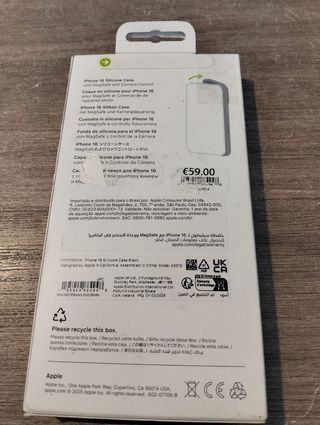 Funda iPhone 16 MagSafe Silicona - Negra