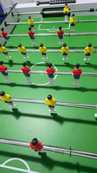 Calciobalilla Football verde tutto in legno