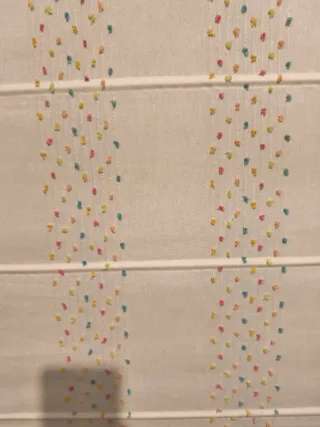 Conjunto textil habitación,estore, funda edredón..