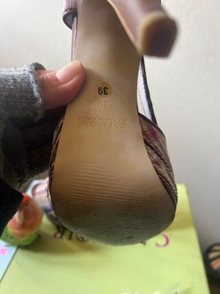 Sandali Cafènoir donna fantasia tartan