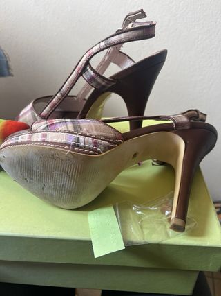 Sandali Cafènoir donna fantasia tartan