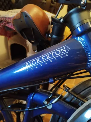 Bicicleta Plegable Bikerton Junction 1507 Azul