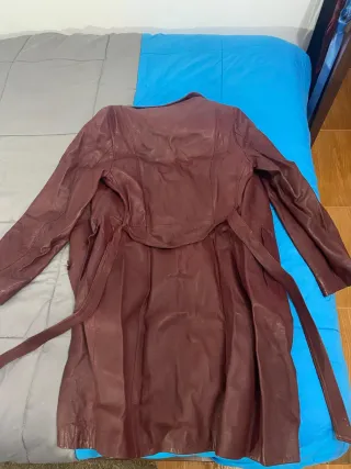 Cazadora Piel Mujer Talla S Morado