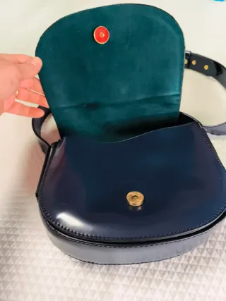 Bolso de hombro azul marino mujer marca parfois