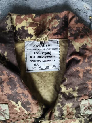 Divisa Militare Esercito Italiano Mimetica 46 M