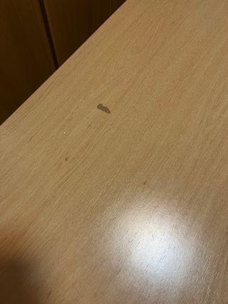 Mesa de escritorio madera y metal