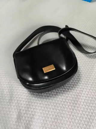 Bolso de hombro negro Parfois