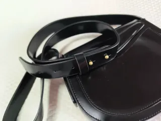 Bolso de hombro negro Parfois