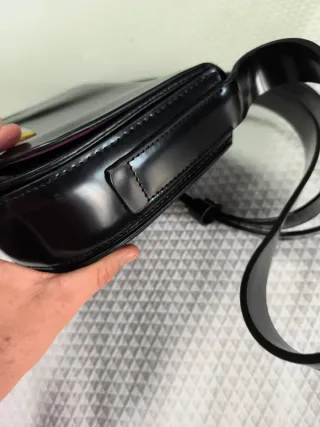 Bolso de hombro negro Parfois