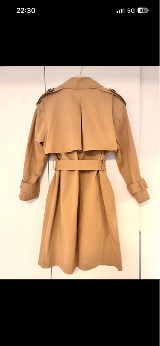 Gabardina Zara Beige Nueva