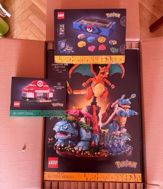 Lote 3 Lego Pokemon Kanto y Centro Pokemon