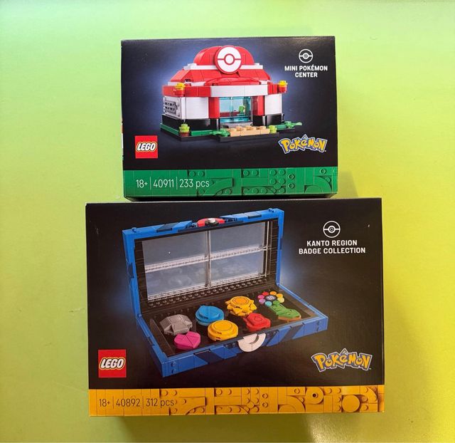 Lote 3 Lego Pokemon Kanto y Centro Pokemon