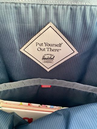 Mochila Herschel Azul y Marrón