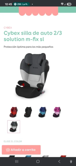 Silla coche Cybex Grupo 2/3