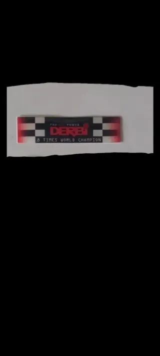 Pegatina de resina con relieve para Derbi