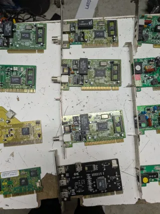 Lotto: 17 schede video, audio, modem PC computer