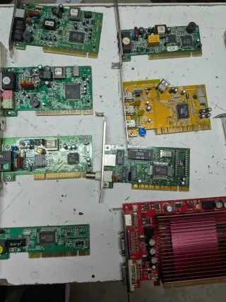 Lotto: 17 schede video, audio, modem PC computer