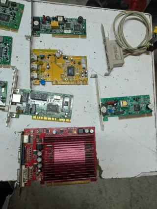 Lotto: 17 schede video, audio, modem PC computer