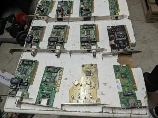 Lotto: 17 schede video, audio, modem PC computer